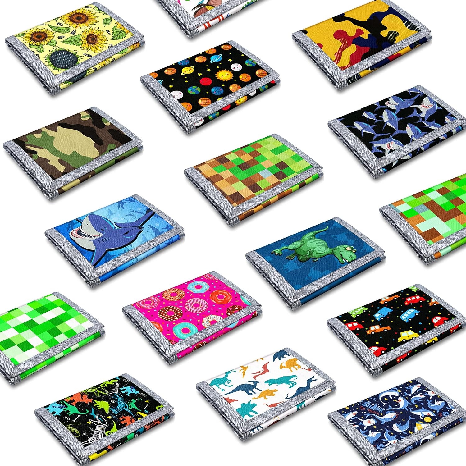 image:imageARTISTS DREAM Kids Trifold Dinosaurs Wallet Ages 418 Toddler Coin Pocket Novelty Gift