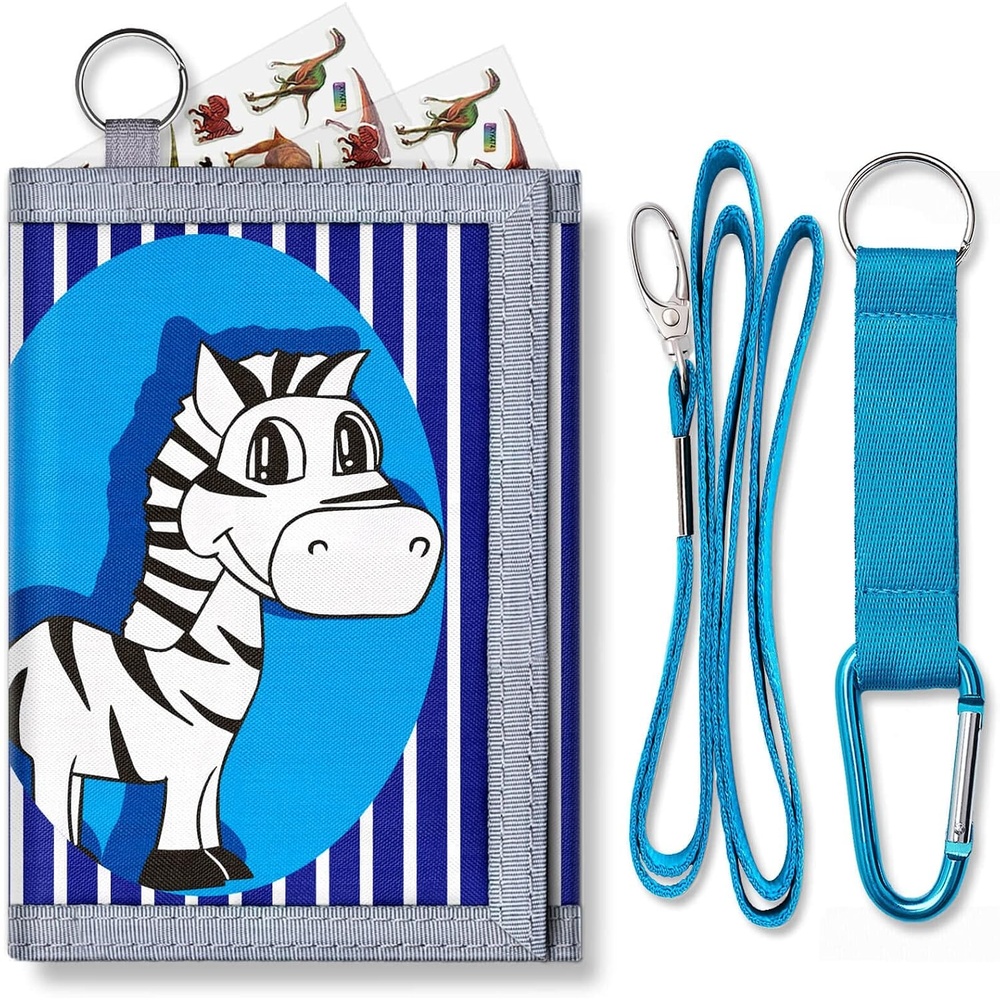 image:imageARTISTS DREAM Kids Wallet for Boys amp Girls Ages 46 Toddler Wallet With Zippered Coin Pocket and 8 Card Holders Childrens Birthday Gift Horse