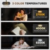 ARTIST’S DREAM Book Light for Reading at Night with 14 LEDs, 3 Eye-Caring Color Temperatures, Featuring Long Runtime and Lightweight Design – The Flexible Clip-On Book Light Designed for Book Lovers(Black)