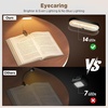 ARTIST’S DREAM Book Light for Reading at Night with 14 LEDs, 3 Eye-Caring Color Temperatures, Featuring Long Runtime and Lightweight Design – The Flexible Clip-On Book Light Designed for Book Lovers(Black)