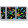 ARTIST’S DREAM Kids Dinosaur Wallet, Ages 4-8, Tri-Fold with Zippered Coin Pocket, Multicolor Camouflage Cartoon