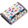 ARTIST’S DREAM Kids Dinosaur Wallet for Boys 6-8 with Zippered Coin Pocket and Card Holders, Trifold