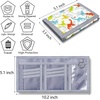 ARTIST’S DREAM Kids Dinosaur Wallet with Zippered Coin Pocket and Card Holders, Trifold Boys Wallet for Boys 6-8
