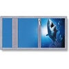 ARTIST’S DREAM Kids’ Wallet for Boys 6-8 with Zippered Coin Pocket and Card Holders, Trifold Boys’ Wallet (Blue Glitter)