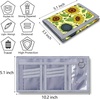 ARTIST’S DREAM Kids Wallet for Boys Girls Teen Kids Trifold Wallet Ages 4-18,Wallets for Teen Girls with Coin Pocket and 8 Card Holders,Novelty Wallet for Childrens Birthday Gifts (Sunflower