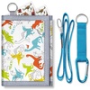 ARTIST’S DREAM Kids Trifold Dinosaurs Wallet – Ages 4-18, Toddler Coin Pocket, Novelty Gift
