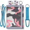 ARTIST’S DREAM Kids Trifold Wallet for Boys & Girls, Ages 4-12 – Zippered Coin Pocket & 8 Card Holders – Perfect for Birthday & Christmas Gifts (Pink Camo)