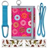 ARTIST’S DREAM Kids Trifold Wallet for Girls – Ages 4-18, Cute Toddler Wallet with Coin Pocket, Novelty Gift (Donut)