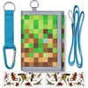 ARTIST’S DREAM Kids Wallet with Zippered Coin Pocket and Card Holders, Trifold Checked Wallet for Boys 6-8