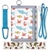 Kids Trifold Wallet – Ages 4-18, With Coin Pocket & 8 Card Holders, Perfect for Boys & Girls, Ideal for Birthdays & New Year Gifts (Fish Crab Design)
