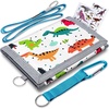 Kids Wallet for Boys Girls – Kids Trifold Wallet Ages 5-7,Toddler Wallet for Boys,Boys Wallet With Zippered Coin Pocket and 8 Card Holders,Wallet for Childrens Birthday Christmas Gifts (Dino)